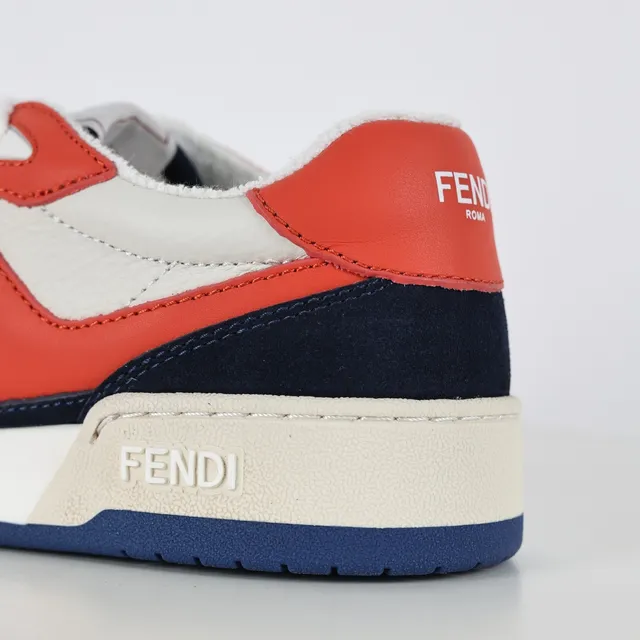 Fendi FF Sneaker Red Navy White Lifestyle Sneakers 4
