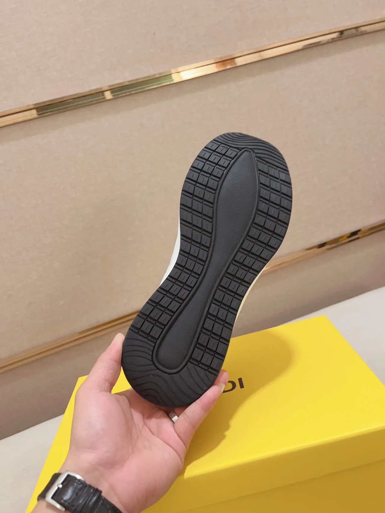 Fendi First White Black Low-Top Two-Tone Lifestyle Sneakers 2