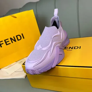 Fendi Speed Trainer 薰衣草 一脚蹬 生活方式运动鞋
