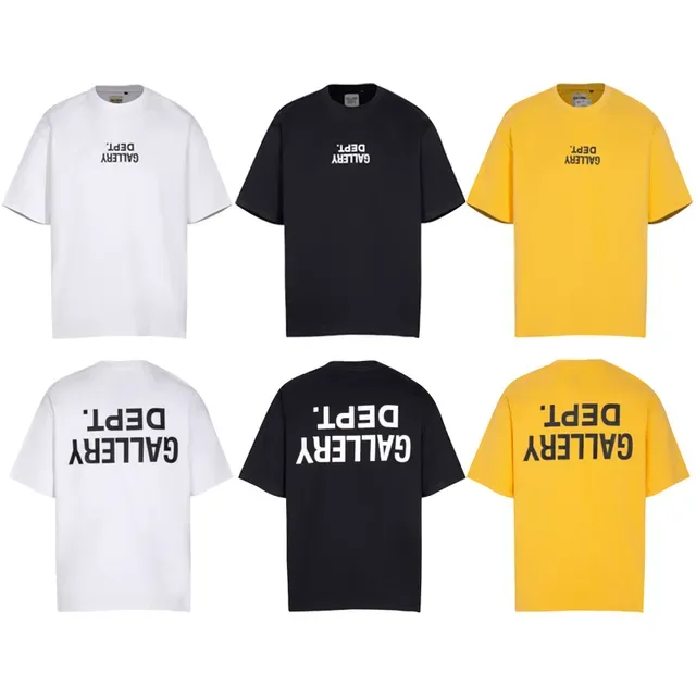 Gallery Dept Black Oversized Fit Screen-Printed Text T-Shirt 2