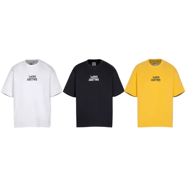 Gallery Dept Black Oversized Fit Screen-Printed Text T-Shirt 3
