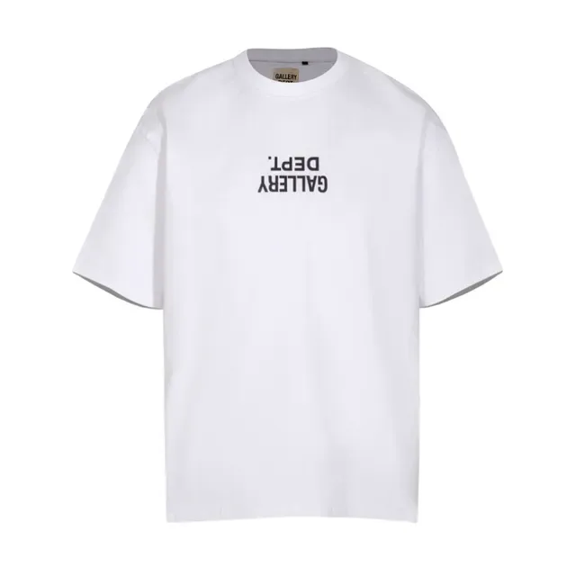 Gallery Dept Black Oversized Fit Screen-Printed Text T-Shirt 9