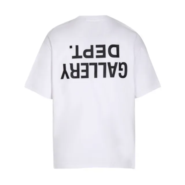 Gallery Dept Black Oversized Fit Screen-Printed Text T-Shirt 10