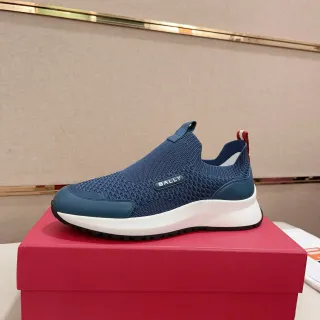 BALLY Chaussures Lifestyle Knit Slip-On Bleu Marine