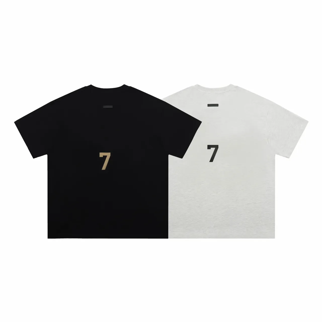 Camiseta gráfica ABC de arco en negro y gris jaspeado 2