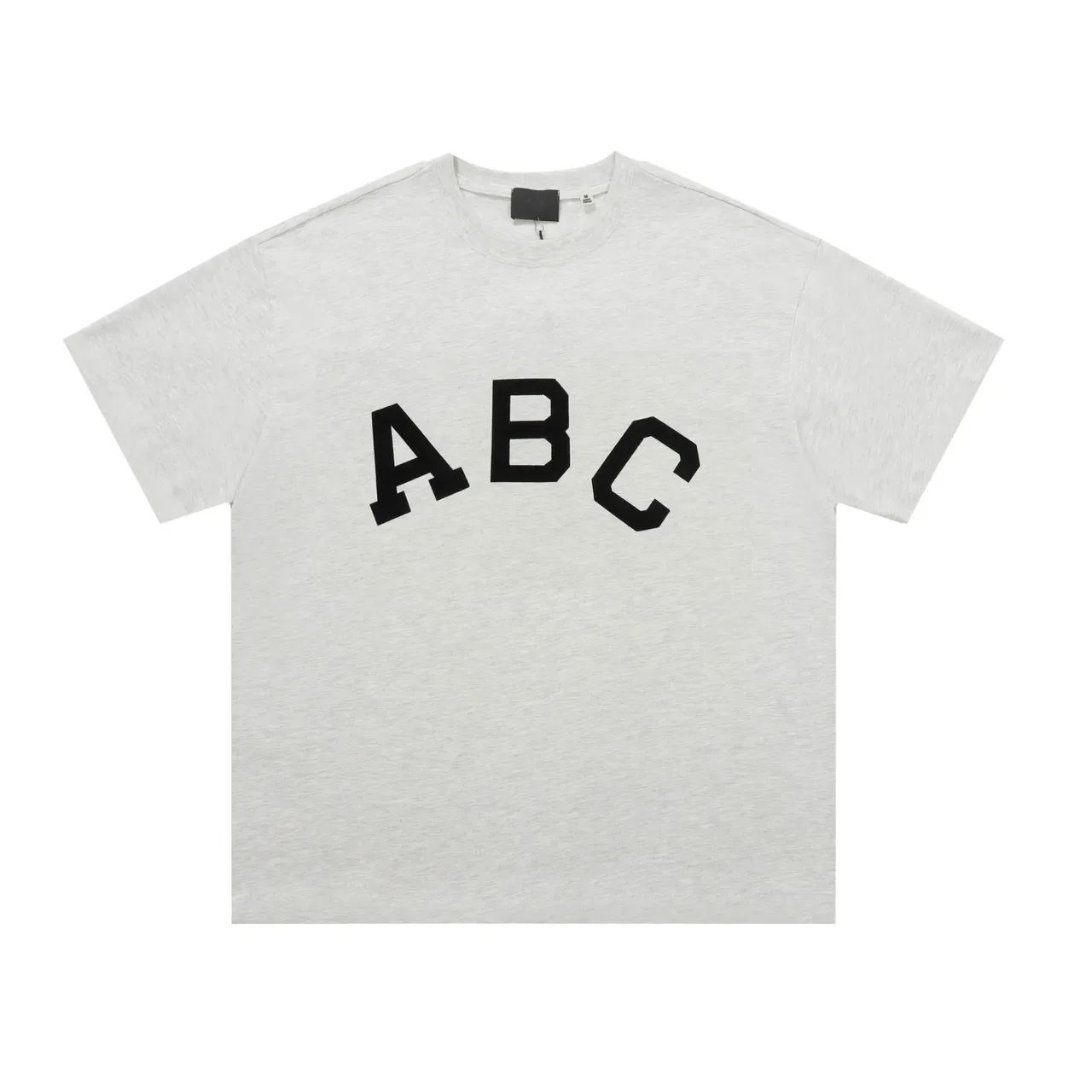 Camiseta gráfica ABC de arco en negro y gris jaspeado 3
