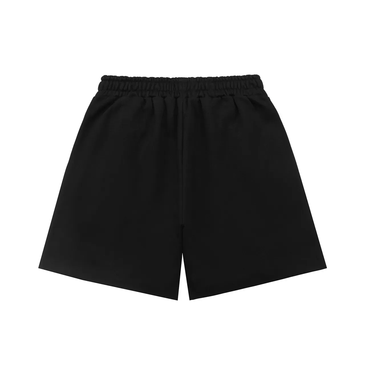 Shorts à taille élastique avec appliqué graphique noir et rouge 4