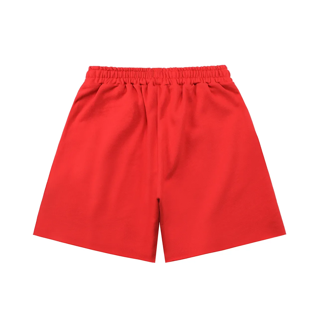 Shorts à taille élastique avec appliqué graphique noir et rouge 5