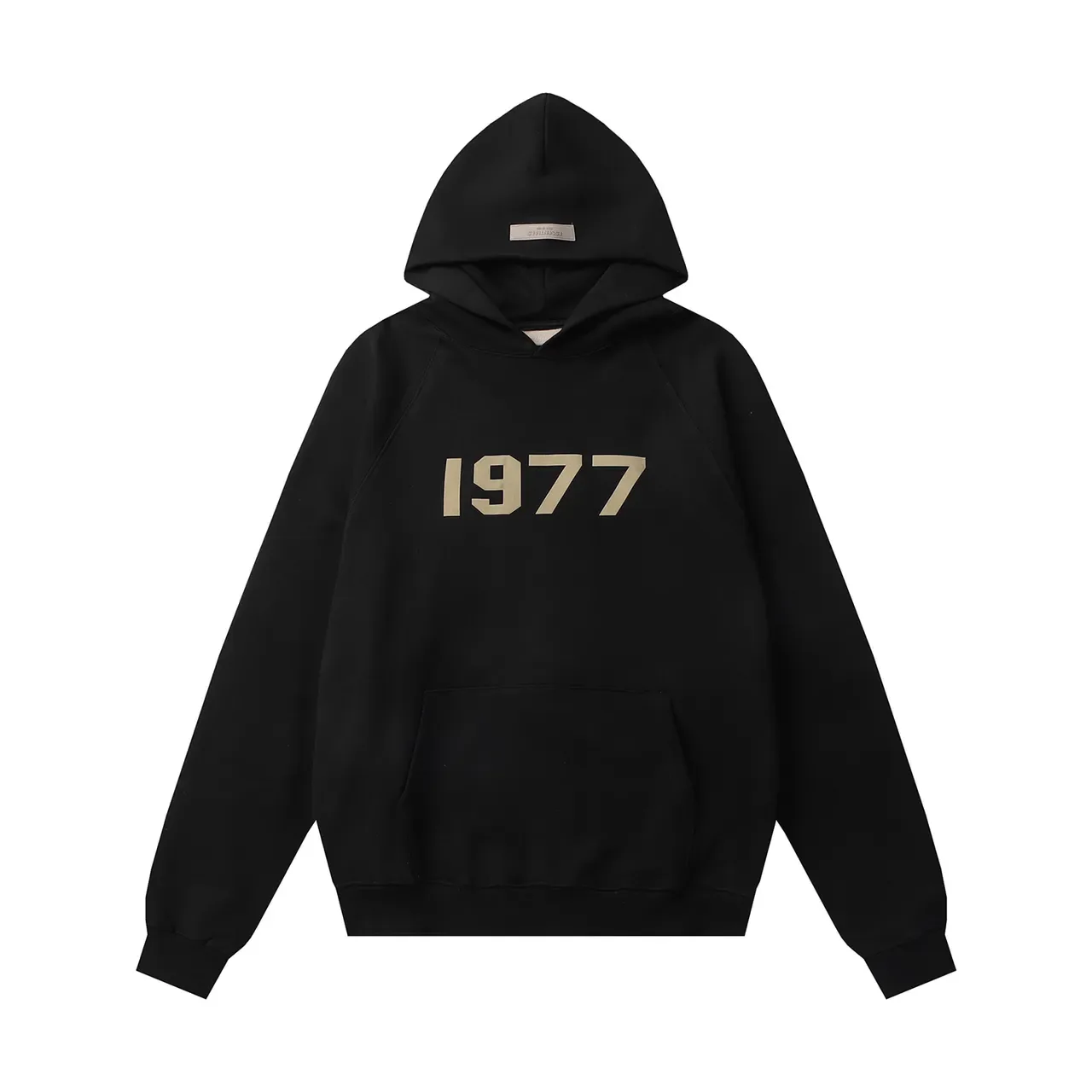 黑金 Oversized Fit 拉链袖连帽衫 4