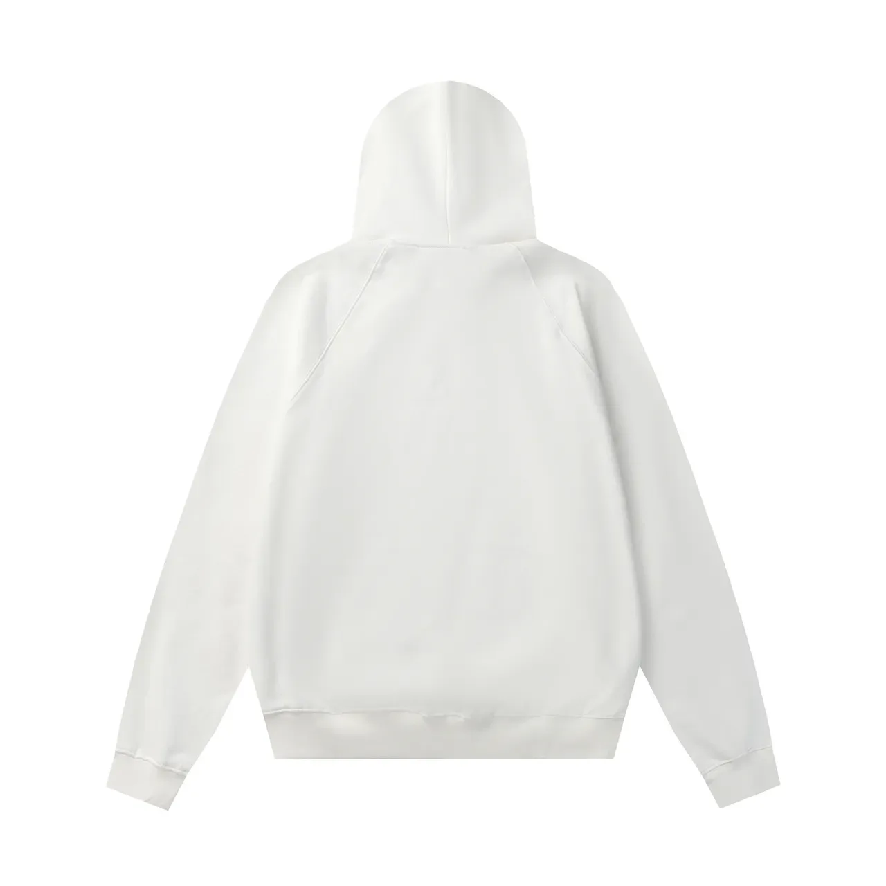黑金 Oversized Fit 拉链袖连帽衫 5