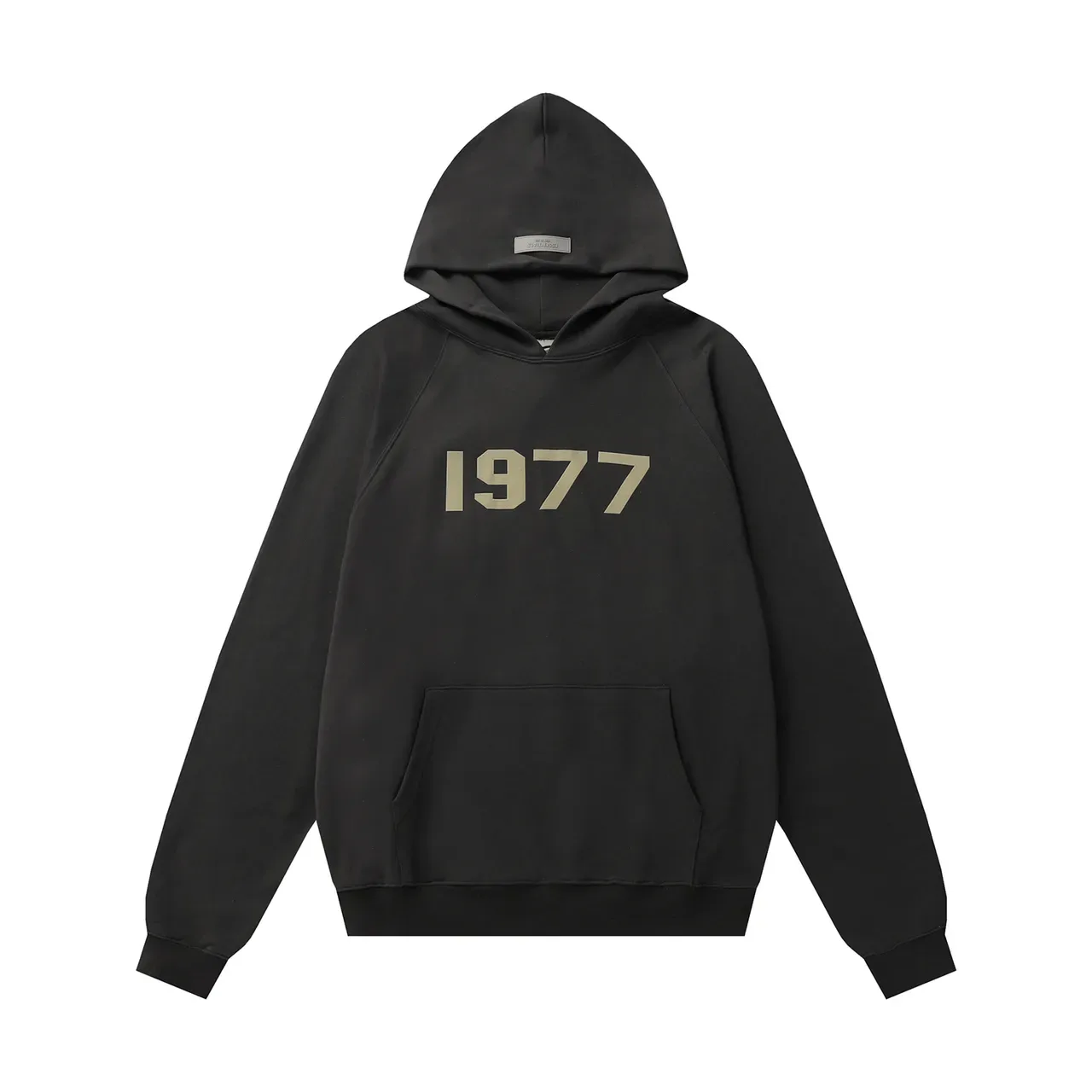黑金 Oversized Fit 拉链袖连帽衫 8