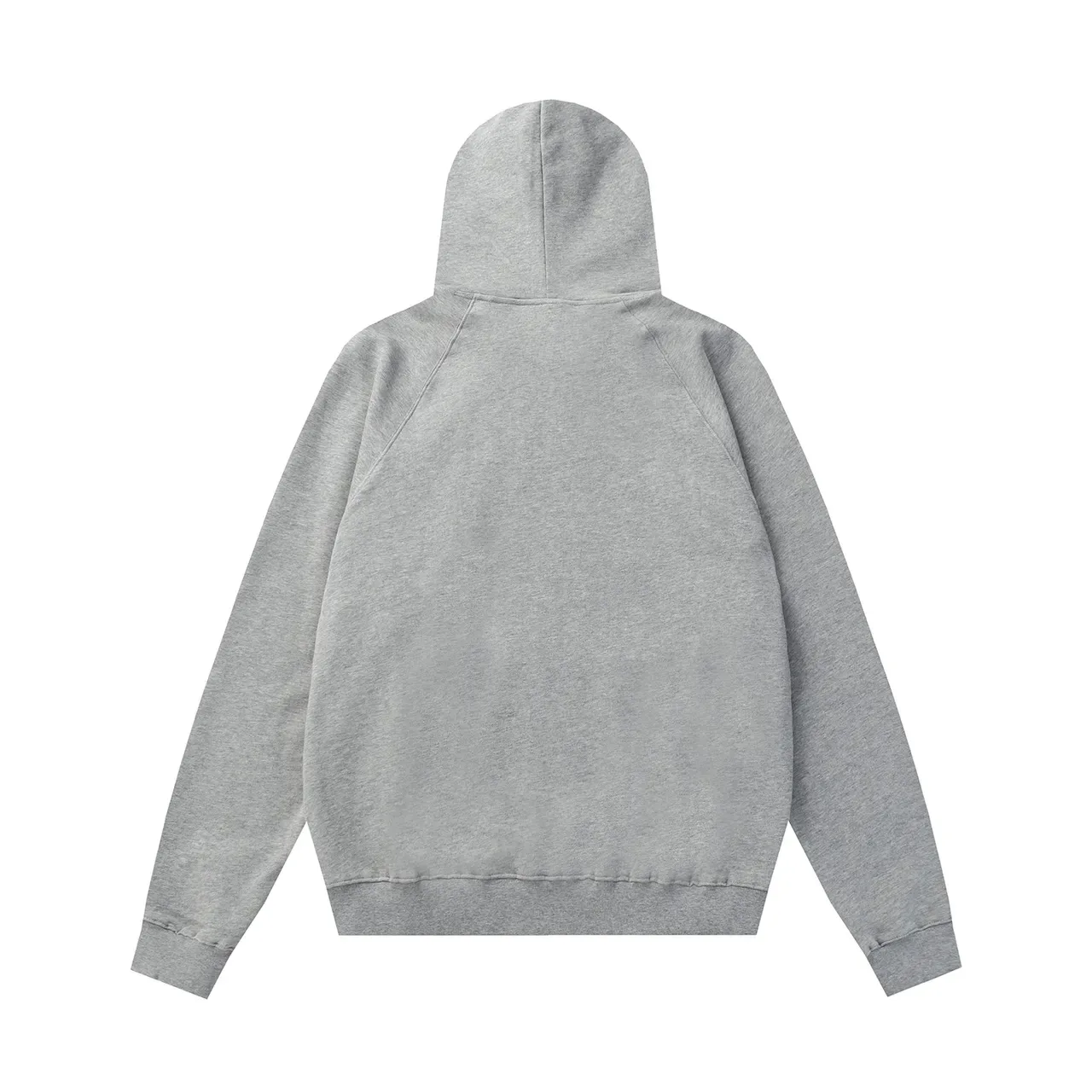 黑金 Oversized Fit 拉链袖连帽衫 9