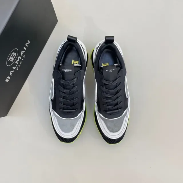 Sneakers Chunky Sola Esculpida Noir Jaune Overlay Bleu Translucide 8