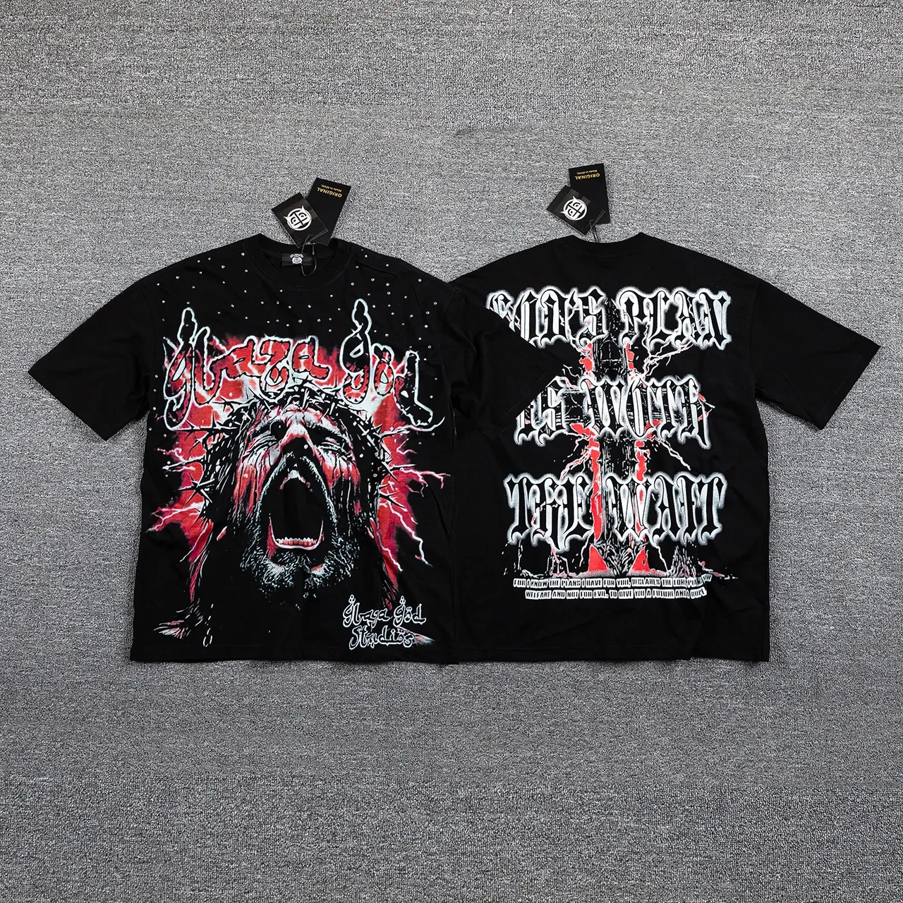 Camiseta oversized com estampa gráfica preta e amarela 3