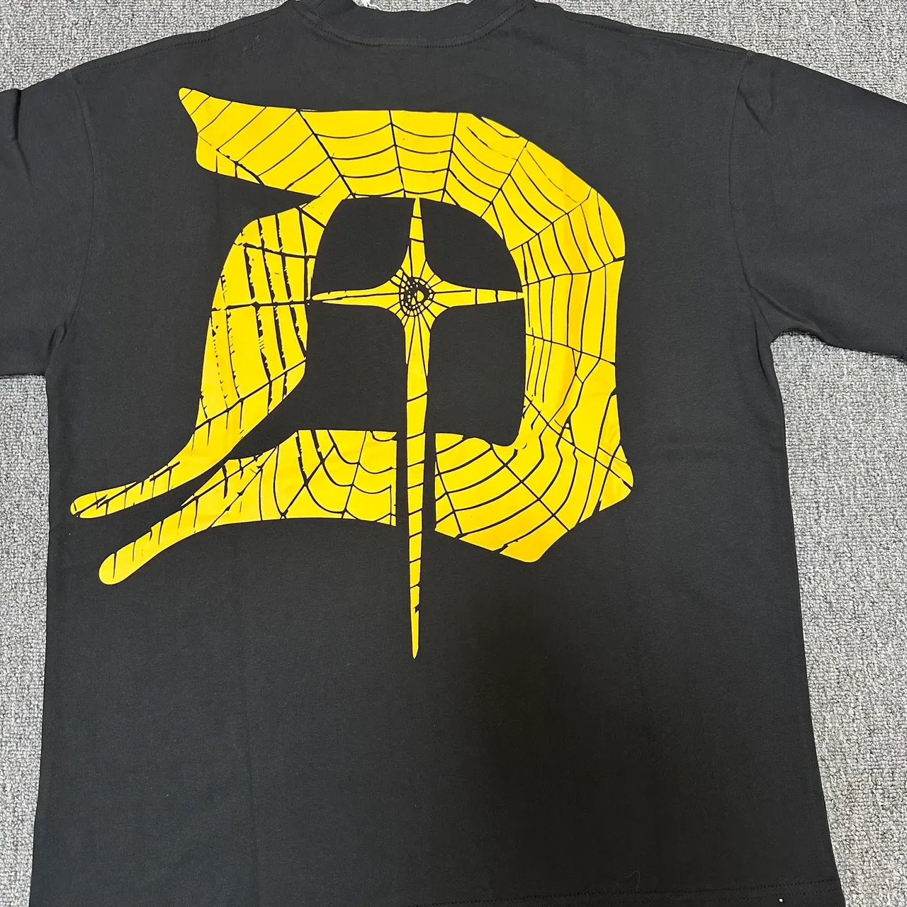 Digital Graphic Print Black T-Shirt 2