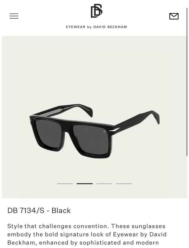 Eyewear by David Beckham DB 7134/S Black Havana Orange High Contrast Sunglasses 8
