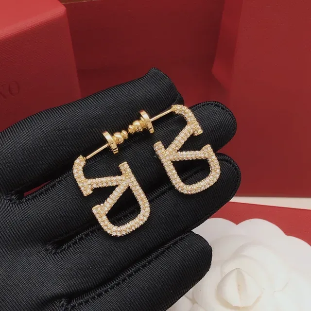 Gold-Tone Pavé-Crystal Geometric Open-Frame Stud Earrings 9