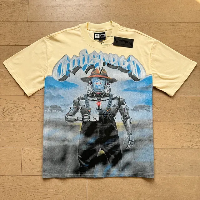 Graphic-Print Oversized Double-Sided Art T-Shirt 5
