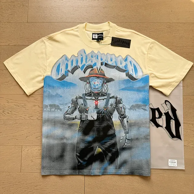 Graphic-Print Oversized Double-Sided Art T-Shirt 6
