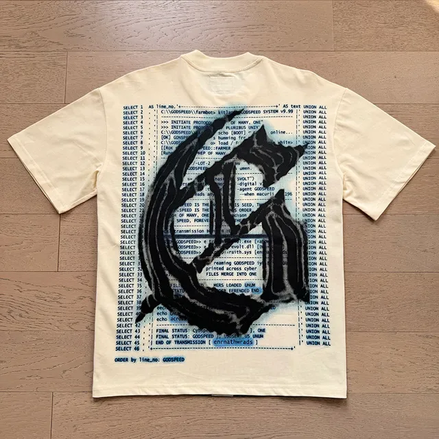 Graphic-Print Oversized Double-Sided Art T-Shirt 7