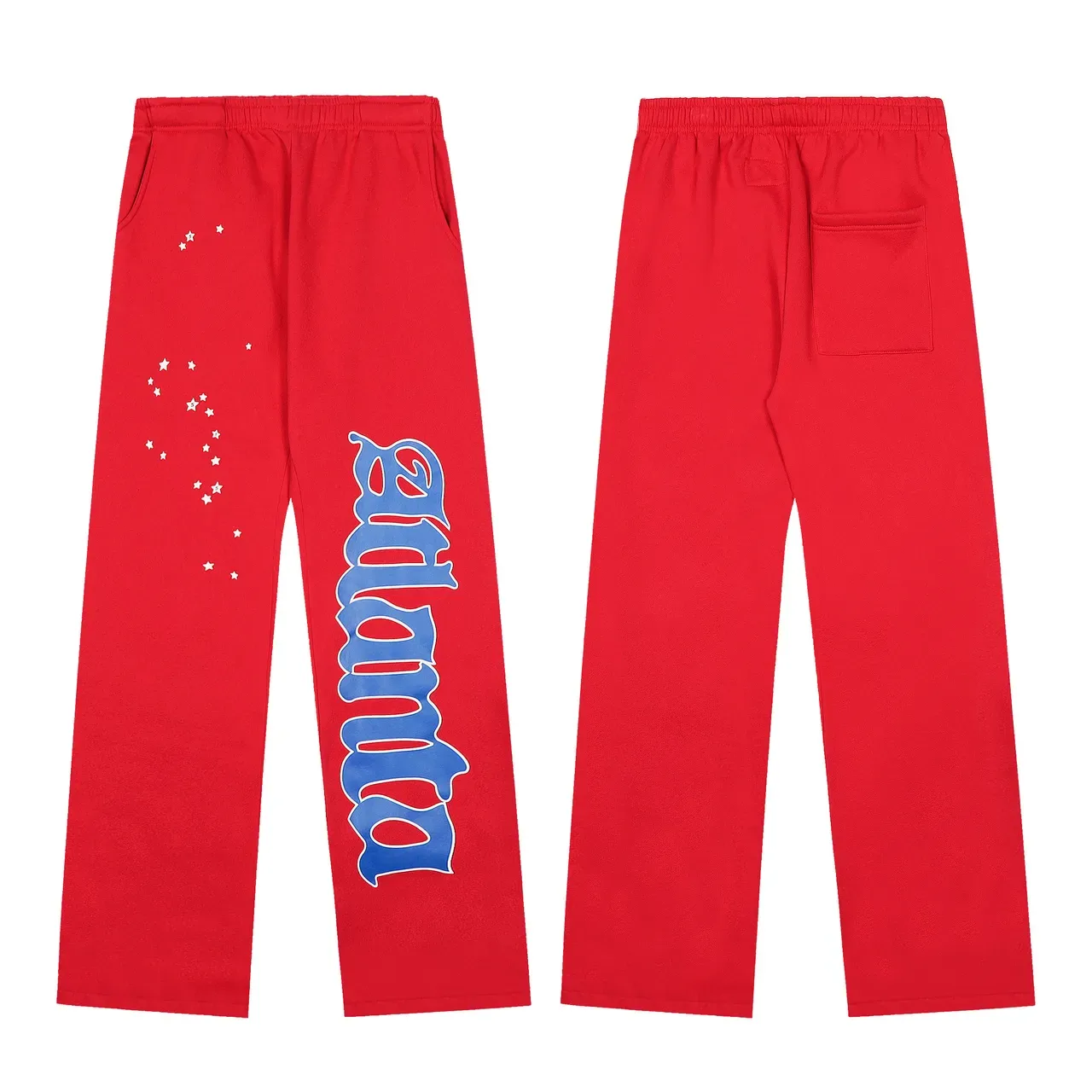 Hoodie con impresión gráfica y cremallera frontal y pantalones de chándal de pierna ancha Tracksuit 7