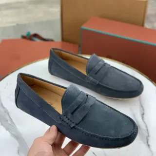গ্রে বিজ সুয়েড পেনি লোফার