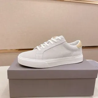 حذاء رياضي رمادي بيج علوي من السويد silhouette low-top