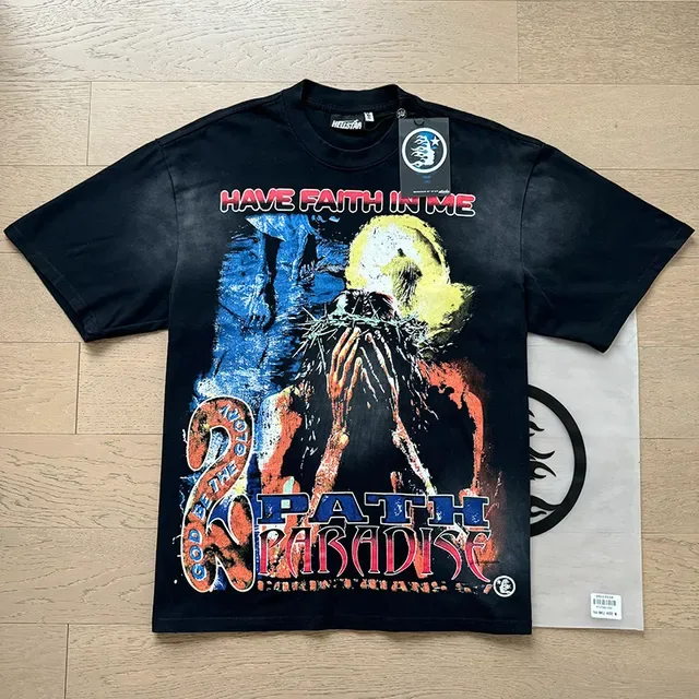 HEISTAR Graphic-Print Distressed Double-Sided Art T-Shirt 3