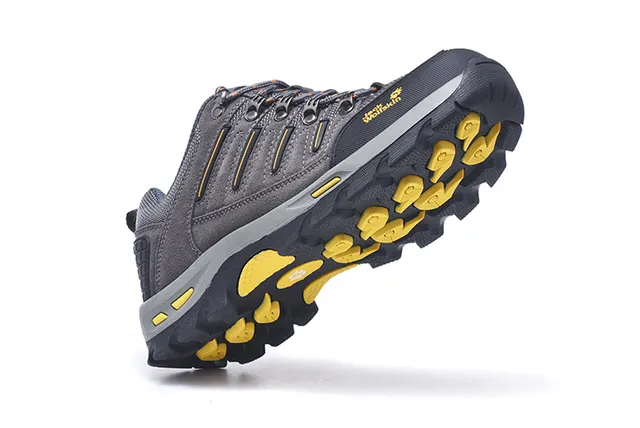 Jack Wolfskin Verde Ejército Negro Oliva Ante Y Malla Superior Punta De Goma Botas De Senderismo 4