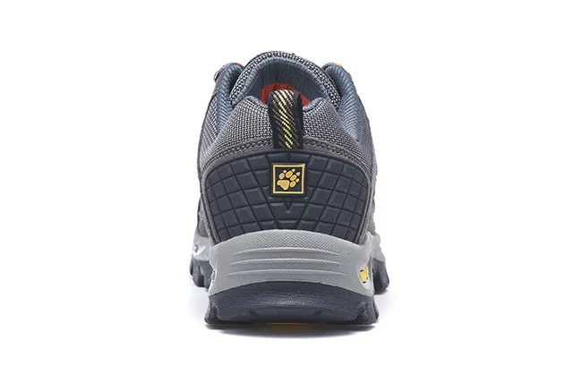 Jack Wolfskin Verde Ejército Negro Oliva Ante Y Malla Superior Punta De Goma Botas De Senderismo 5