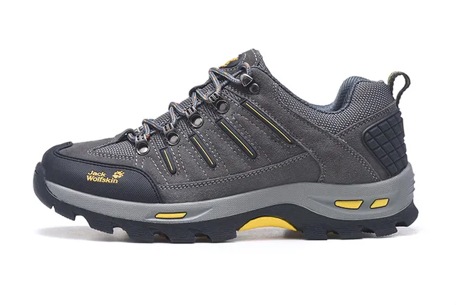 Jack Wolfskin Verde Ejército Negro Oliva Ante Y Malla Superior Punta De Goma Botas De Senderismo 6