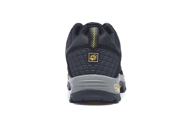 Jack Wolfskin Verde Ejército Negro Oliva Ante Y Malla Superior Punta De Goma Botas De Senderismo 11