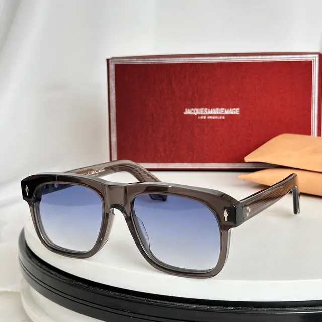 Jacques Marie Mage Tortoiseshell Square Sunglasses 5