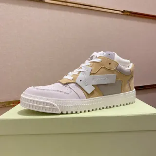 Lavender and Tan Panelled Strap Detail Lifestyle Sneaker