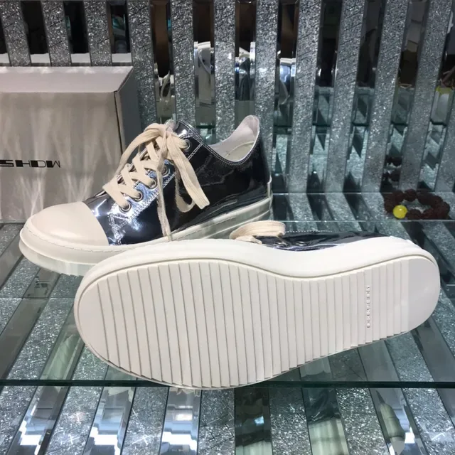 Metallic Silver and Cream Toe Cap Lifestyle Sneaker 2