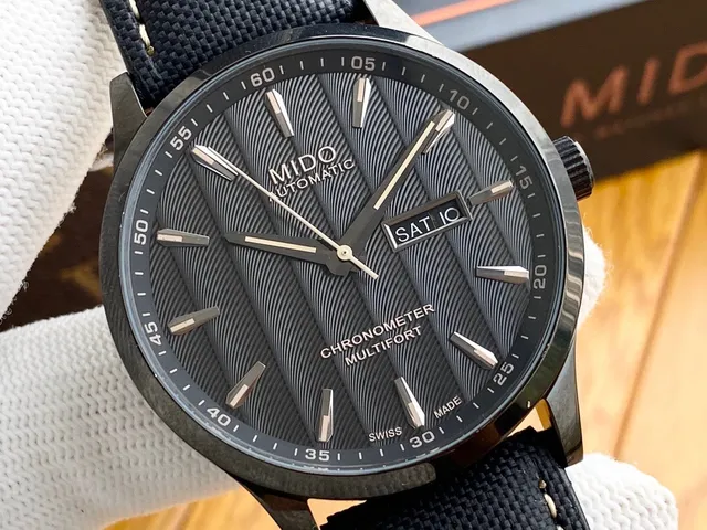 MIDO Multifort Chronometer Black Dial Mechanical Watch 7