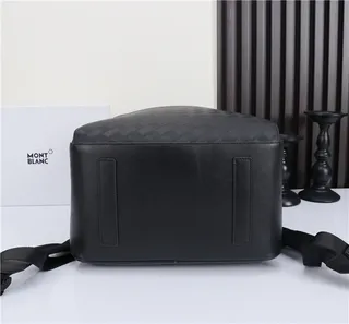 Montblanc Black Diamond-Weave কাঠামোগত ক্যাজুয়াল ব্যাকপ্যাক 5