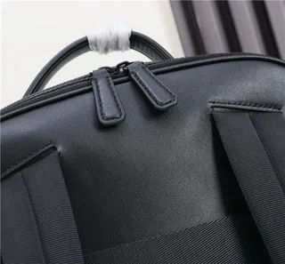 Montblanc Black Diamond-Weave কাঠামোগত ক্যাজুয়াল ব্যাকপ্যাক 6