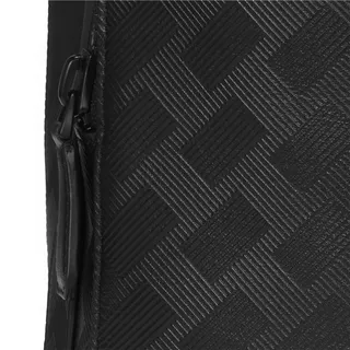 Montblanc Black Diamond-Weave কাঠামোগত ক্যাজুয়াল ব্যাকপ্যাক 13