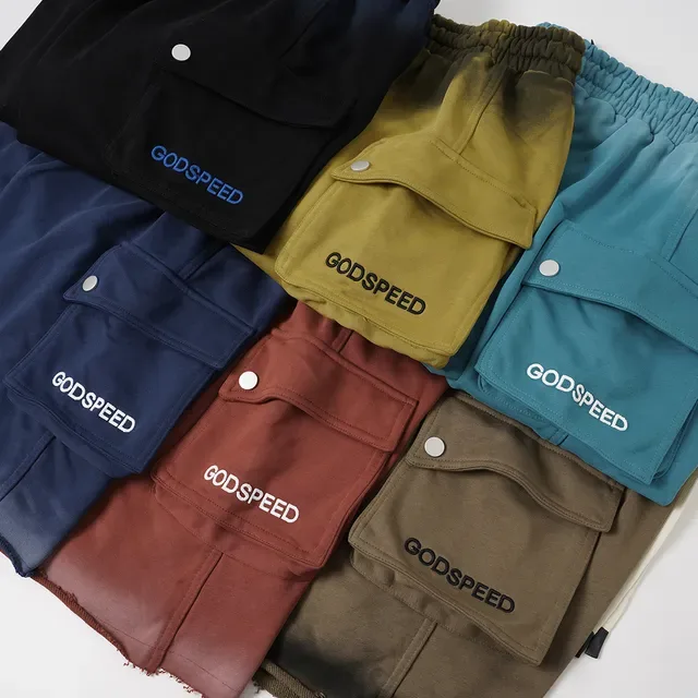 ODSPEED Shorts Cargo Teñidos en Gradiente 3