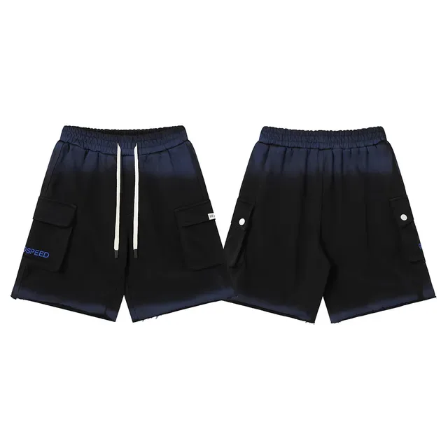 ODSPEED Shorts Cargo Teñidos en Gradiente 4