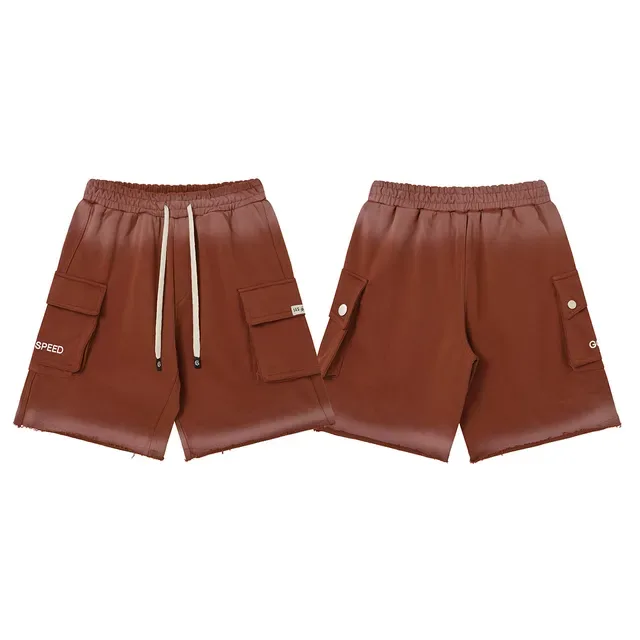 ODSPEED Shorts Cargo Teñidos en Gradiente 5