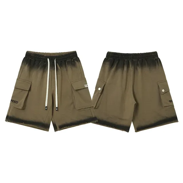 ODSPEED Shorts Cargo Teñidos en Gradiente 6