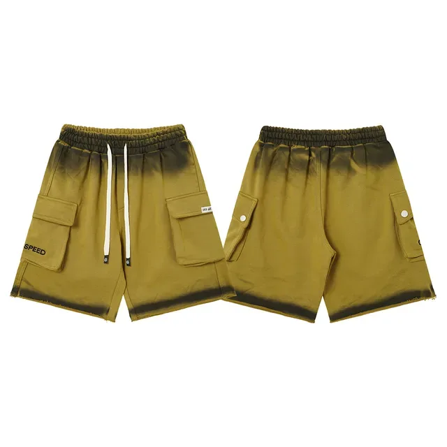 ODSPEED Shorts Cargo Teñidos en Gradiente 8