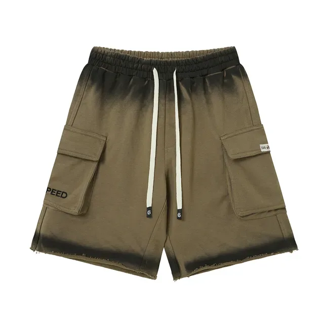 ODSPEED Shorts Cargo Teñidos en Gradiente 15
