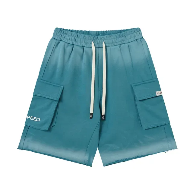 ODSPEED Shorts Cargo Teñidos en Gradiente 17
