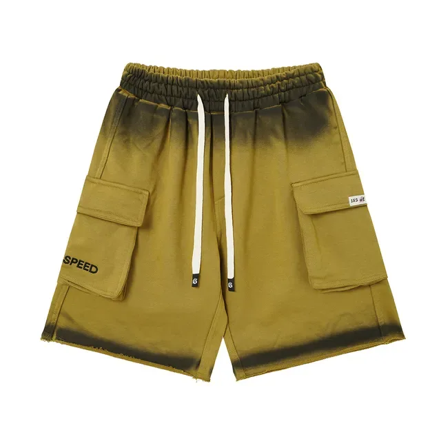 ODSPEED Shorts Cargo Teñidos en Gradiente 21