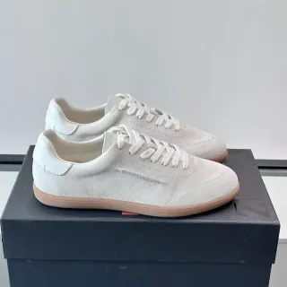Off-White Zapatillas Lifestyle de Ante con Suela de Goma Low-Top