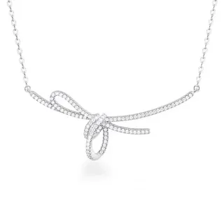 Collier pendentif nœud Pavé-Set