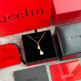 Qeelin Wulu Collier avec pendentif gourde double